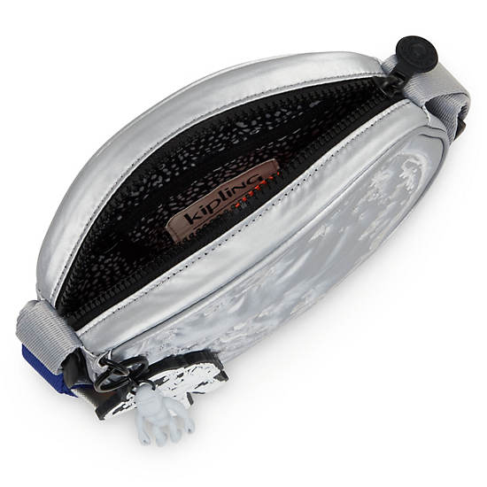Sacs Crossbody Kipling Vijay MTV Metallic Argent | FR 1979XY